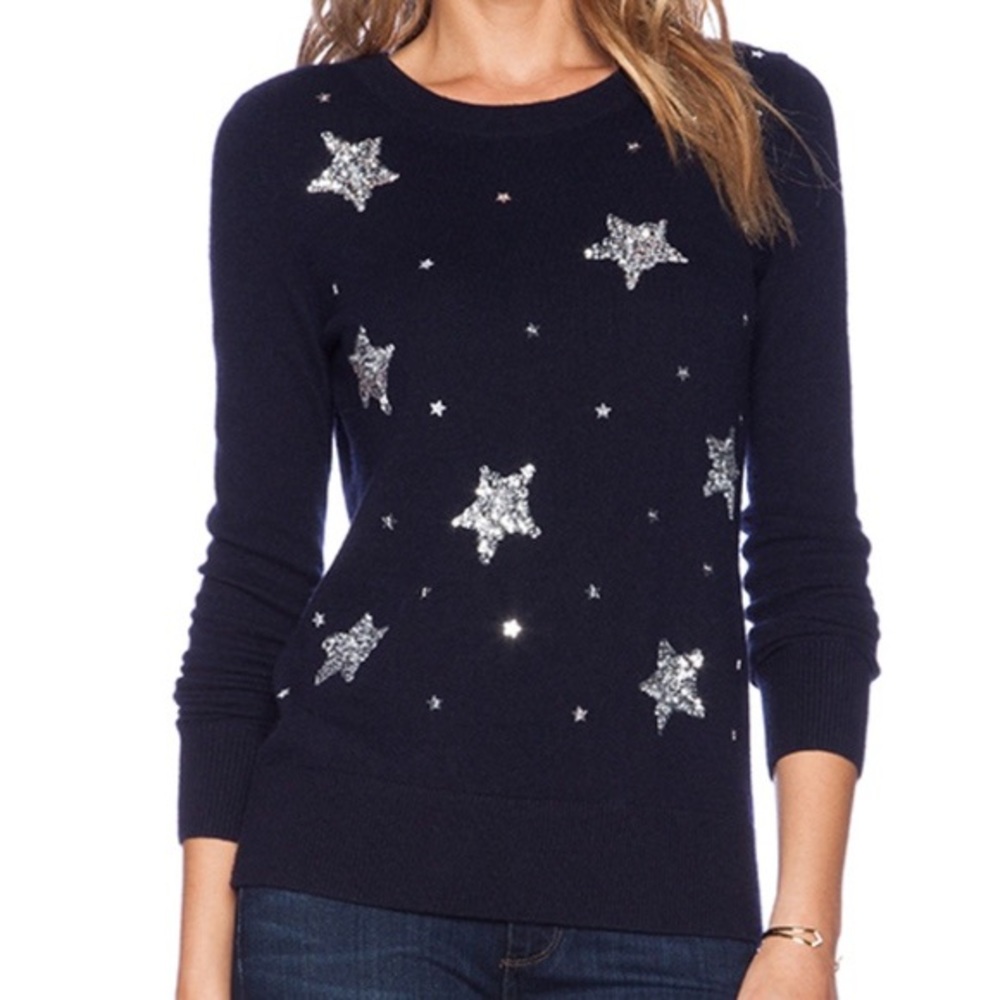 Kate Spade Constellation Sweater Navy with Stars